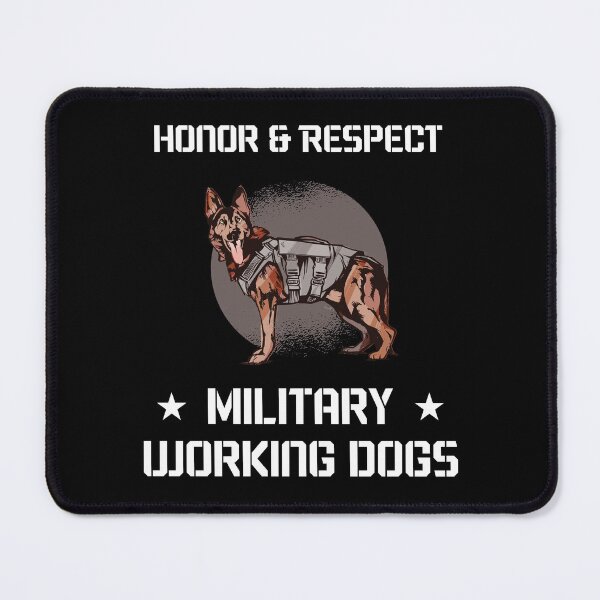 Item preview, Honor And Respect Military Working Dog designed and sold by chrisomatico.