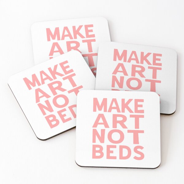 Item preview, Make Art - Not Beds designed and sold by purcellart.