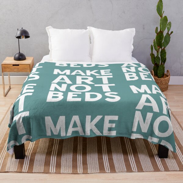 Item preview, Make Art - Not Beds designed and sold by purcellart.
