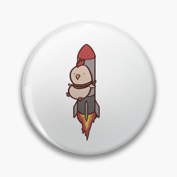 Item preview, Funny Rocket Propelled Flying Chicken designed and sold by ThumboArtBumbo.