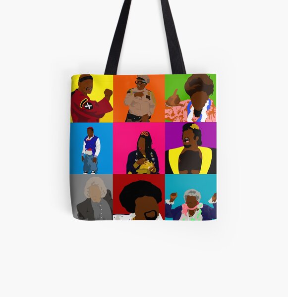 You So Crazy All Over Print Tote Bag