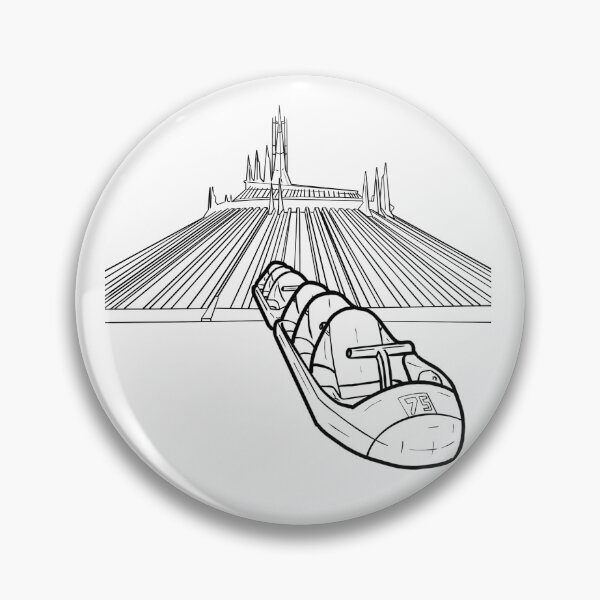 Item preview, Space Coaster Black and White Logo Vehicle designed and sold by Sommerman1.