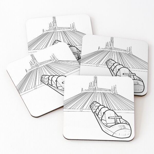 Item preview, Space Coaster Black and White Logo Vehicle designed and sold by Sommerman1.