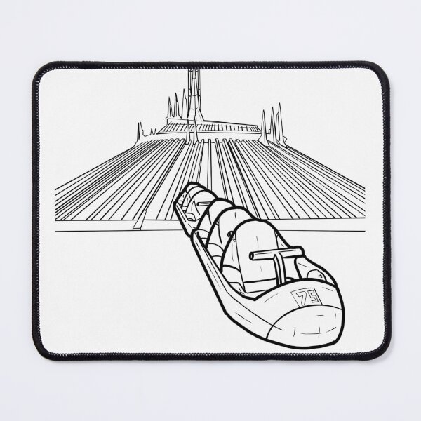 Item preview, Space Coaster Black and White Logo Vehicle designed and sold by Sommerman1.