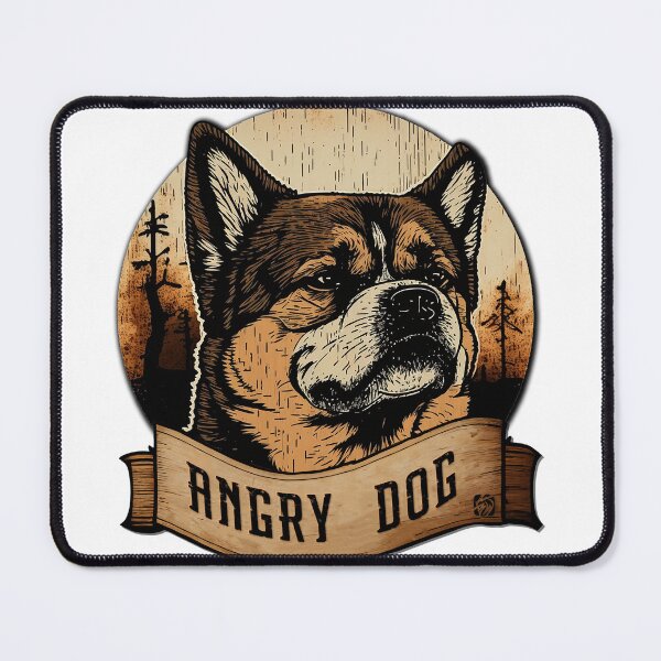 Item preview, Angry dog : Akita designed and sold by BWstudios.