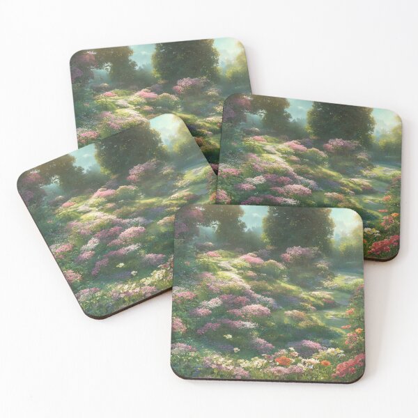 Item preview, Garden of Cosmo Flowers for October designed and sold by FamiliarPufferfish.
