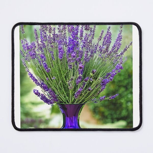 Item preview, lavender flowers in a vase designed and sold by JuliVogel.