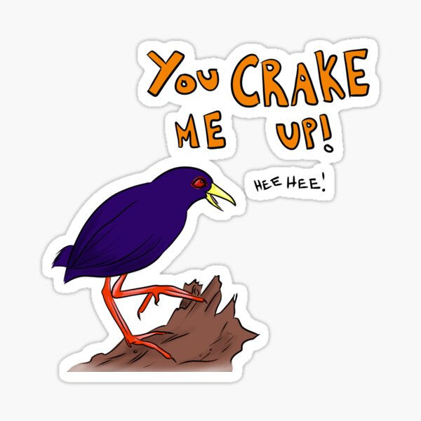 You Crake Me Up Sticker