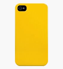 Yellow leather iPhone 4s/4 Case