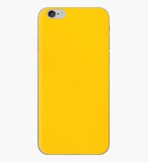 Yellow leather iPhone Case