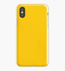 Yellow leather iPhone Case
