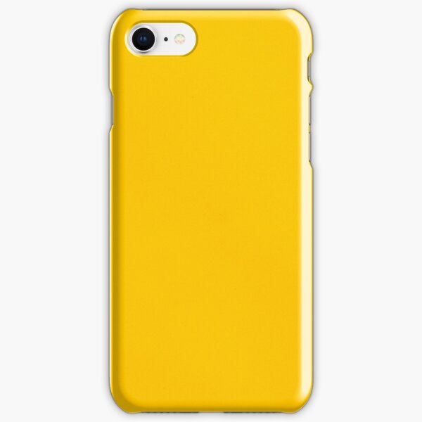 Yellow leather iPhone Snap Case