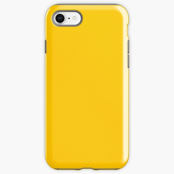 Yellow leather iPhone Tough Case