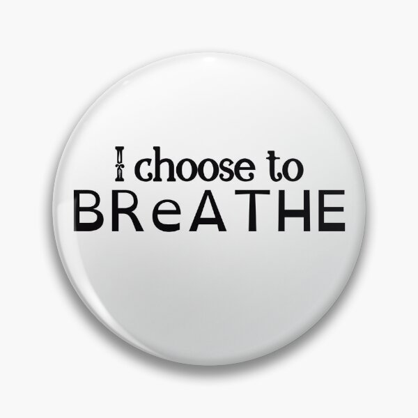 Item preview, I choose to breathe - whimsical self-love designed and sold by TinyPurpleHouse.