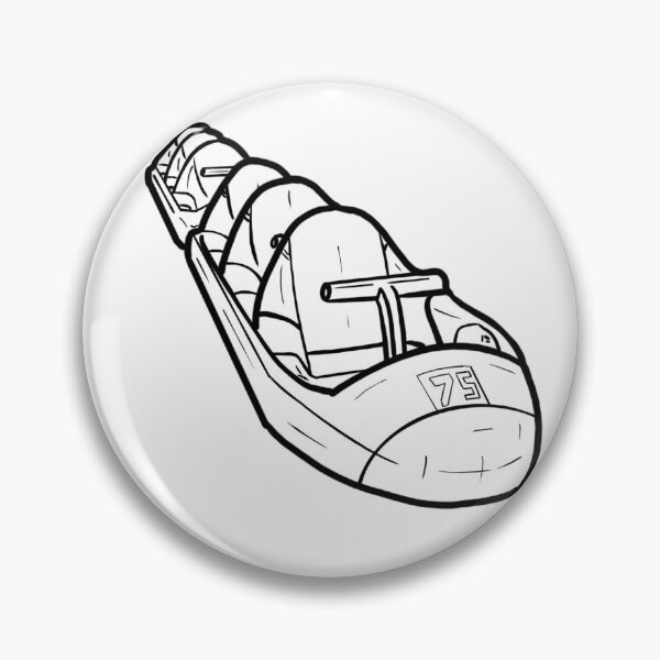 Item preview, Space Coaster Black and White Outline  designed and sold by Sommerman1.
