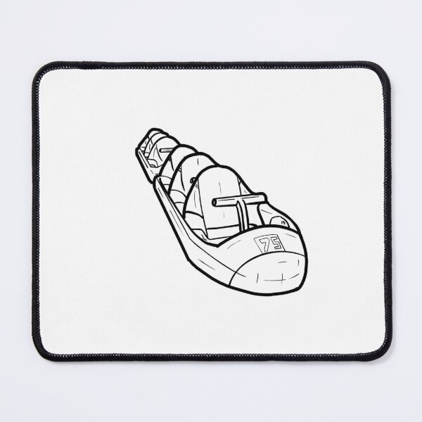 Item preview, Space Coaster Black and White Outline  designed and sold by Sommerman1.