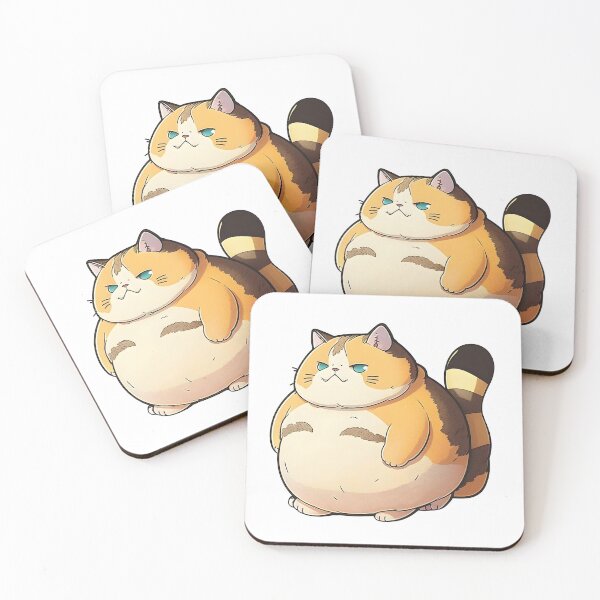 Item preview, Chubby Ginger Cat - Cartoon Kawaii Big Kitten designed and sold by JoshiexJames.