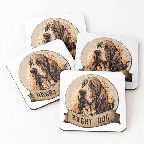 Item preview, Angry Dog : Basset Hound designed and sold by BWstudios.