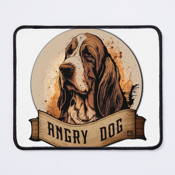 Item preview, Angry Dog : Basset Hound designed and sold by BWstudios.