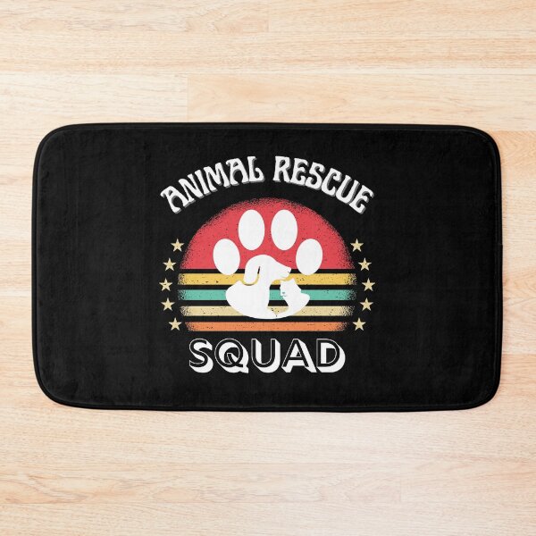Item preview, Animal Rescue Squad (retro design featuring a cat and dog) designed and sold by ZingAndPep.