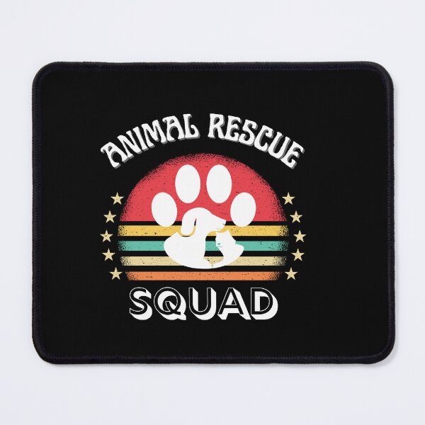 Item preview, Animal Rescue Squad (retro design featuring a cat and dog) designed and sold by ZingAndPep.