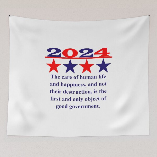 Item preview, The Care Of Human Life - Political Quote  designed and sold by CrankyOldDude.