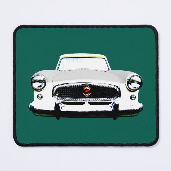 Item preview, Nash Metropolitan 1950s classic car high contrast designed and sold by soitwouldseem.