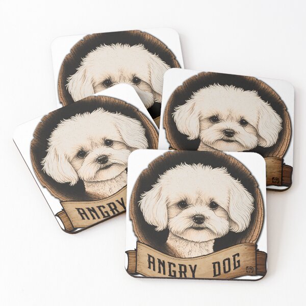 Item preview, Angry Dog: Bichon Frise designed and sold by BWstudios.