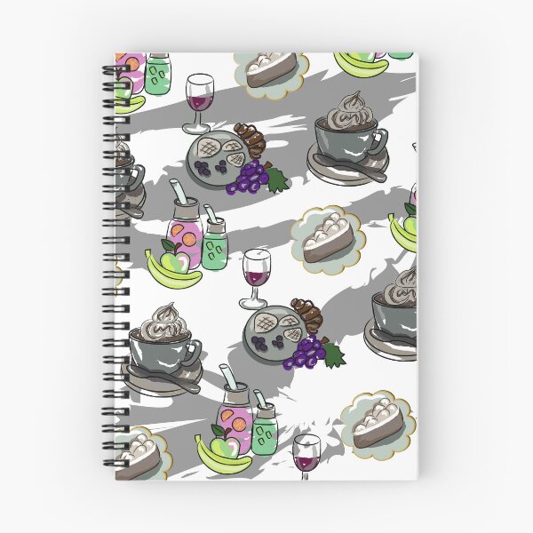 Item preview, Coffee and Food Pattern designed and sold by Printable-Cutie.