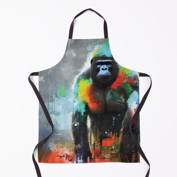 Item preview, Gorilla Abstract Painting designed and sold by The AI Art Gallery.