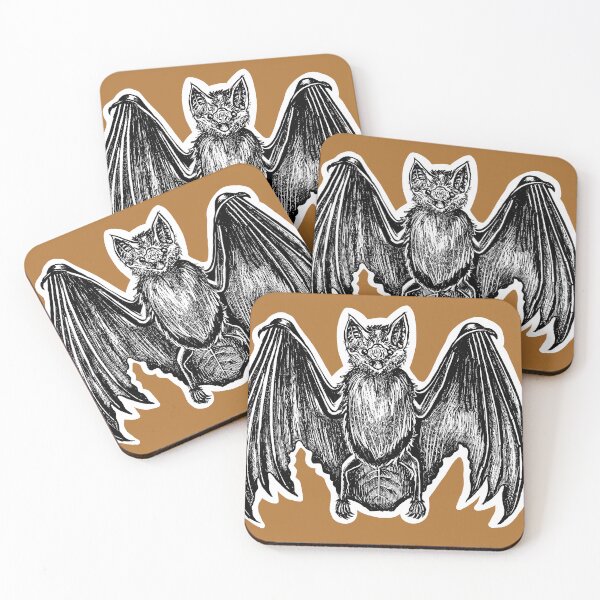 Item preview, Vampire Bat Illustration designed and sold by WhatWhatDesigns.
