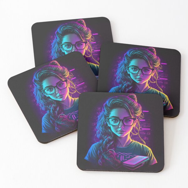 Item preview, Retro Nerd Girl  designed and sold by Esoteric Designs.