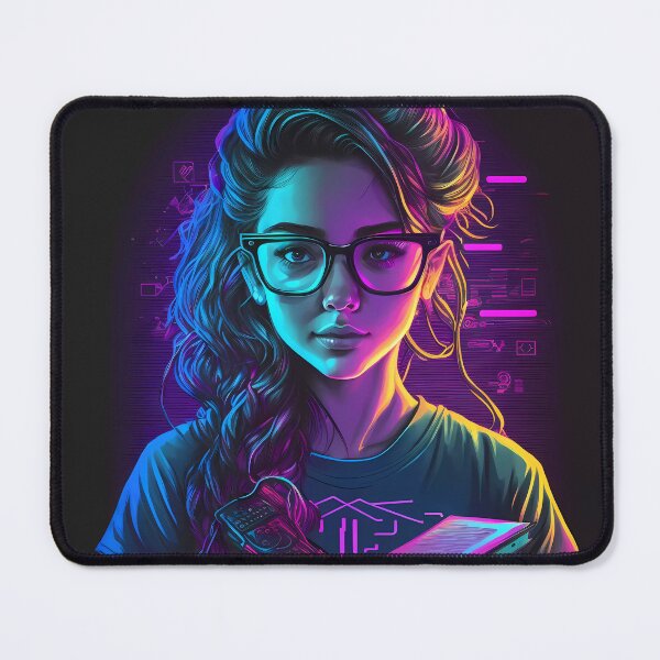 Item preview, Retro Nerd Girl designed and sold by Esoteric Designs.