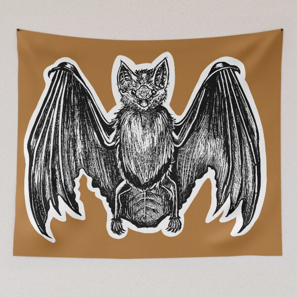 Item preview, Vampire Bat Illustration designed and sold by WhatWhatDesigns.