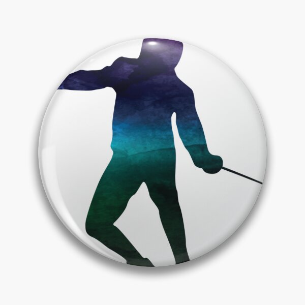 Item preview, Fencer Sport Dark Watercolor designed and sold by ProtonProject.