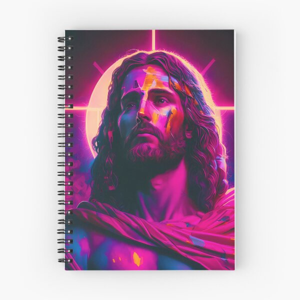 Item preview, Synthwave Jesus designed and sold by Esoteric Designs.