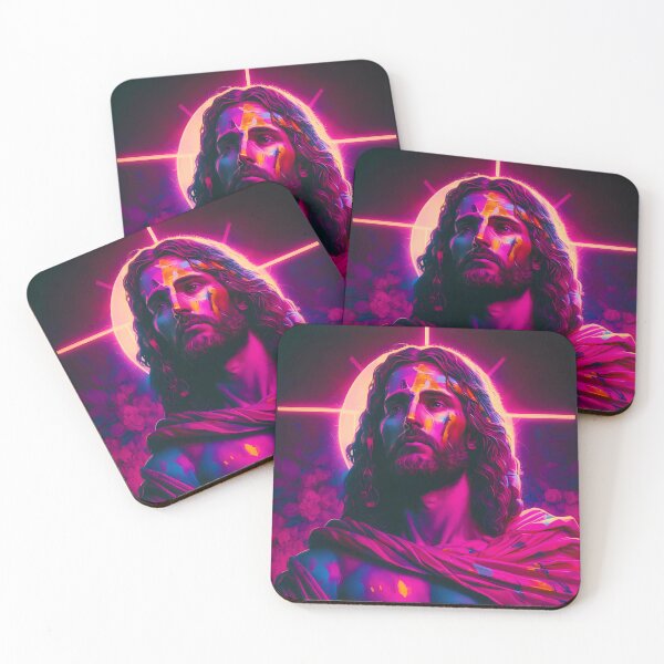 Item preview, Synthwave Jesus designed and sold by Esoteric Designs.