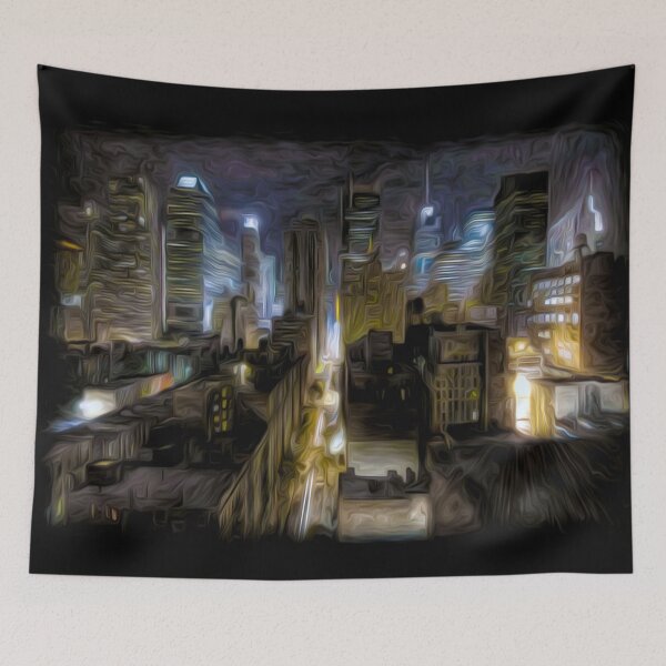 Item preview, Night Cityscape  designed and sold by fredseghetti.
