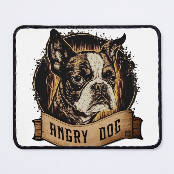 Item preview, Angry Dog: Boston Terrier designed and sold by BWstudios.