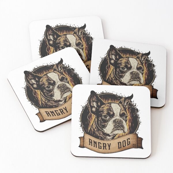 Item preview, Angry Dog: Boston Terrier designed and sold by BWstudios.