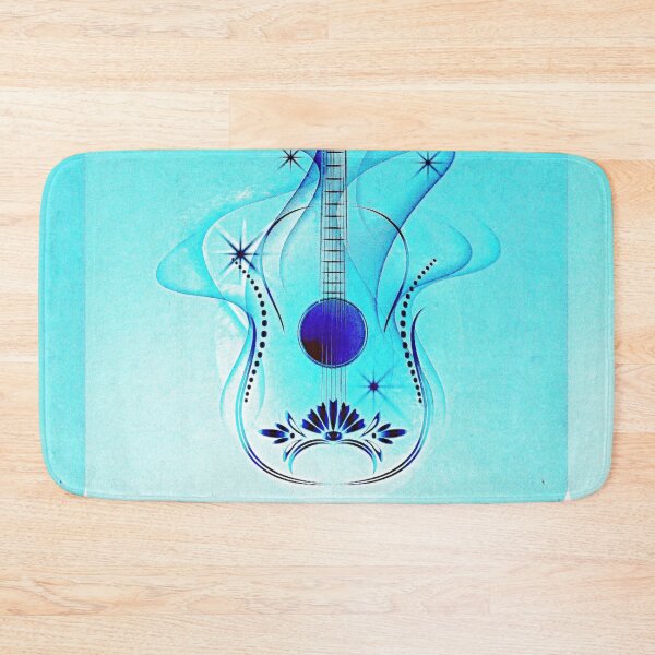Item preview, Blue sparkling magic guitar designed and sold by Vesna7791.