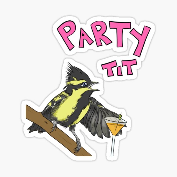 Party Tit Sticker