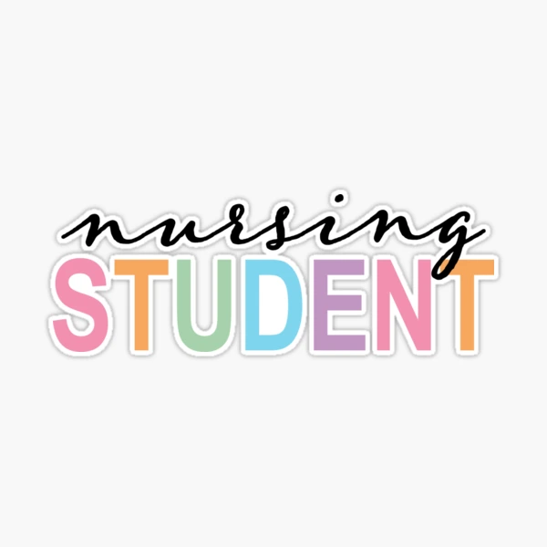 Nurse In Progress Nursing Student Future Nurse Sticker by Maximus Designs -  Fine Art America