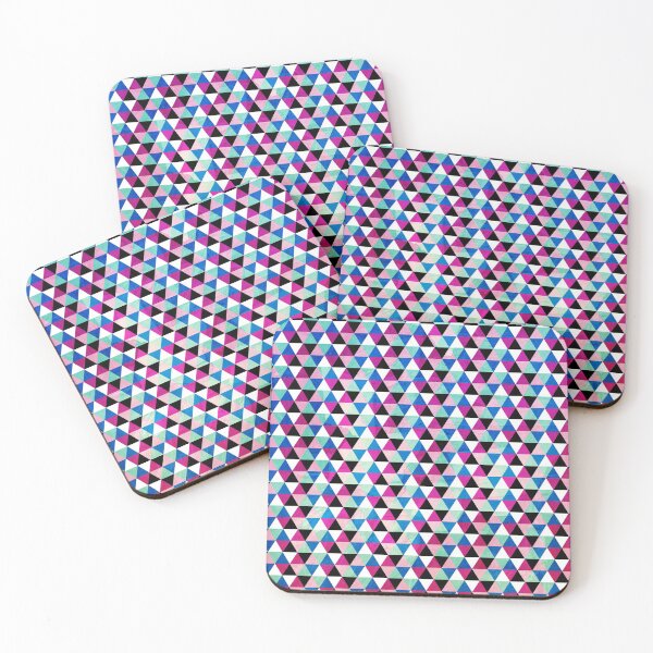Item preview, Abstract Geometric Triangles Pattern in nice Colors designed and sold by Pia Kolle.