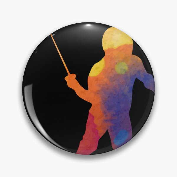 Item preview, Fencer Watercolor designed and sold by ProtonProject.
