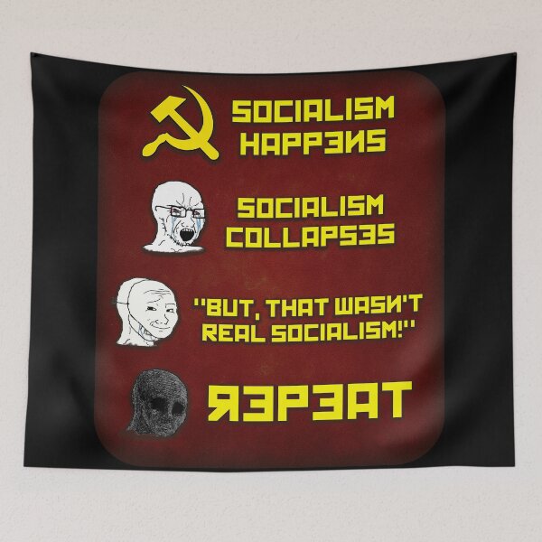 Item preview, Not Real Socialism and Repeat designed and sold by SolarCross.