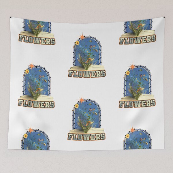 Item preview, flowers growing from book designed and sold by M4Dbrand.
