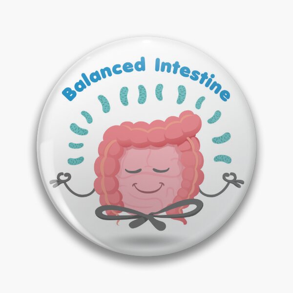 Item preview, Human organ mascot balanced intestine, in harmony with probiotics. Ideal for training and educational materials designed and sold by LucianoCosmo.
