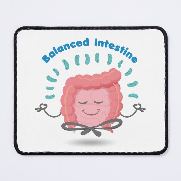 Item preview, Human organ mascot balanced intestine, in harmony with probiotics. Ideal for training and educational materials designed and sold by LucianoCosmo.