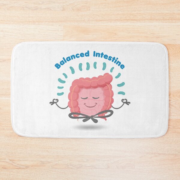 Item preview, Human organ mascot balanced intestine, in harmony with probiotics. Ideal for training and educational materials designed and sold by LucianoCosmo.